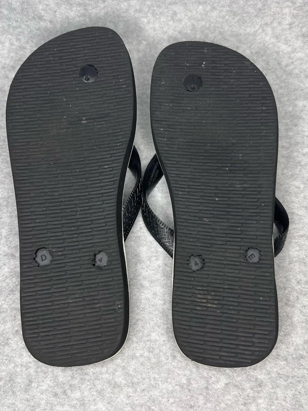 Farm Rio Black Multi Sandal in Black Havaianas Thong Flip Flops Women’s Size 7/8 - Picture 13 of 16